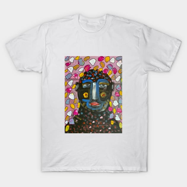 Literally portrait 5 T-Shirt by Artist Pavel Kuragin